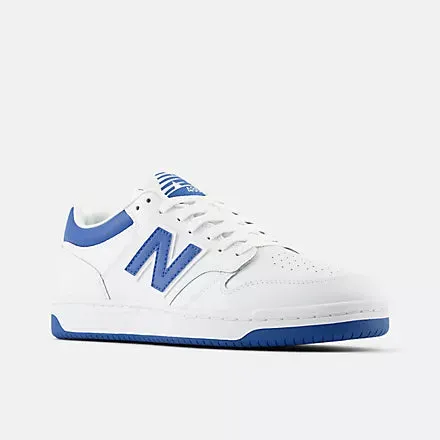 480 Sneaker (White + Blue)