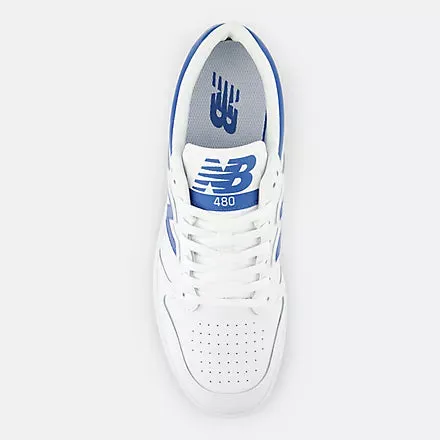 480 Sneaker (White + Blue)