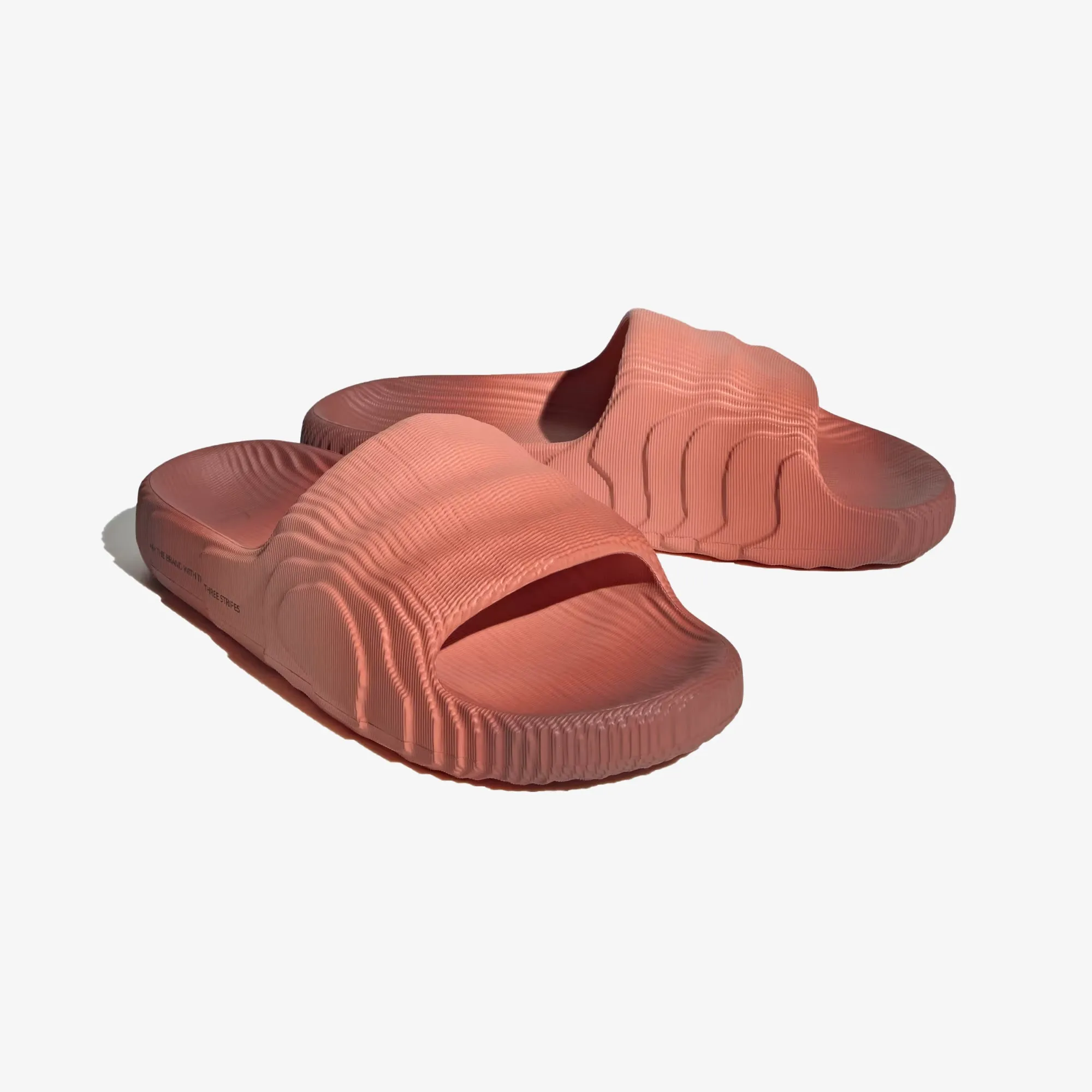 ADILETTE 22 SLIDES 'WONDER CLAY/WILD SEPIA/CORE BLACK'