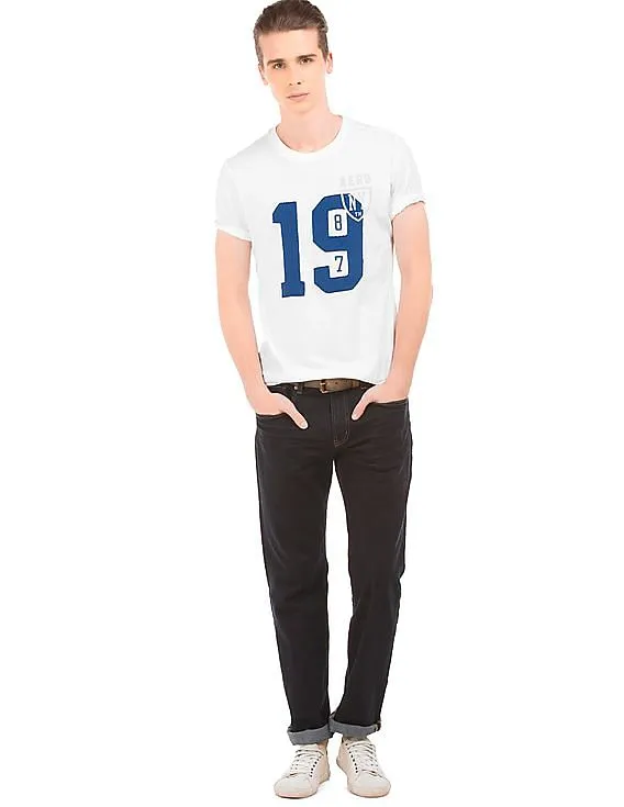 Aeropostale Printed Regular Fit T-Shirt