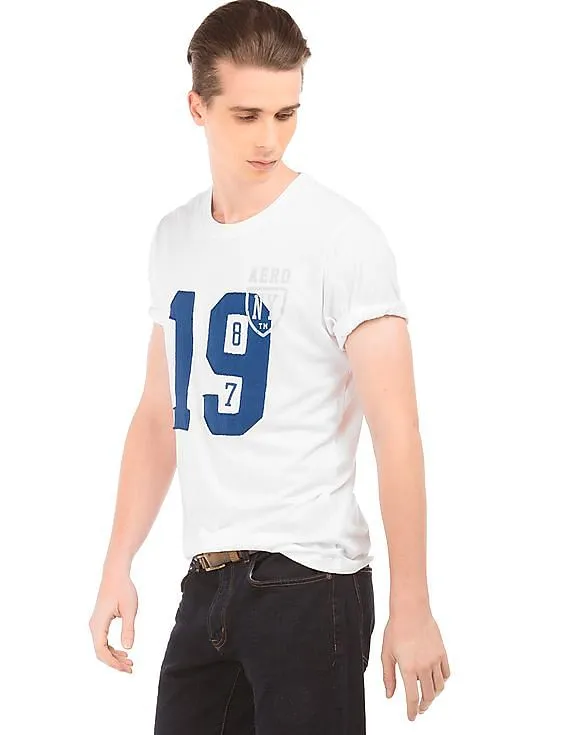 Aeropostale Printed Regular Fit T-Shirt