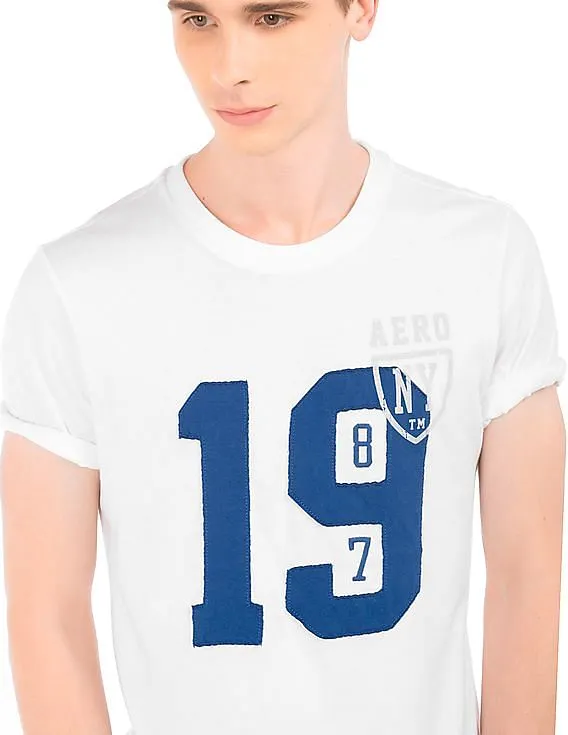 Aeropostale Printed Regular Fit T-Shirt