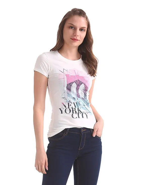 Aeropostale Regular Fit Printed T-Shirt