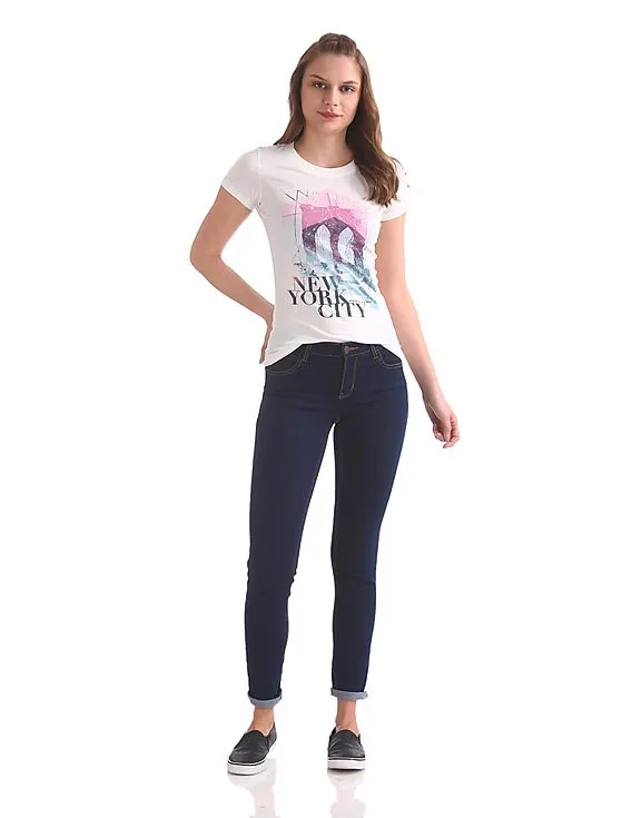 Aeropostale Regular Fit Printed T-Shirt