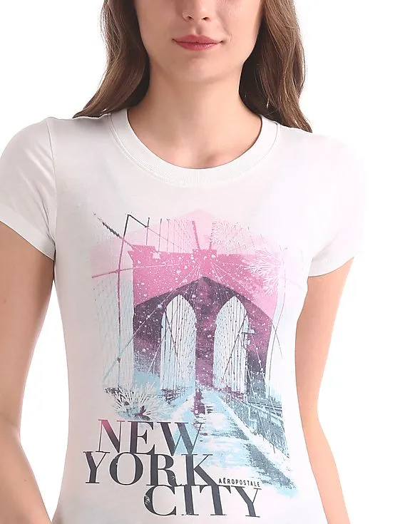 Aeropostale Regular Fit Printed T-Shirt