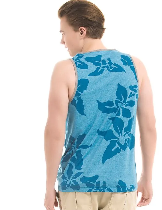 Aeropostale Slim Fit Printed Tank