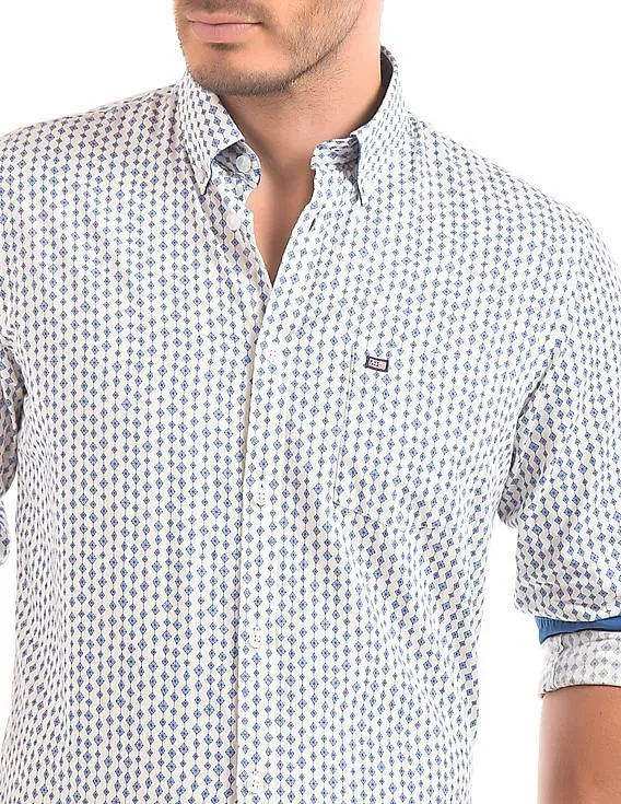 Arrow Sports Printed Slim Fit Shirt