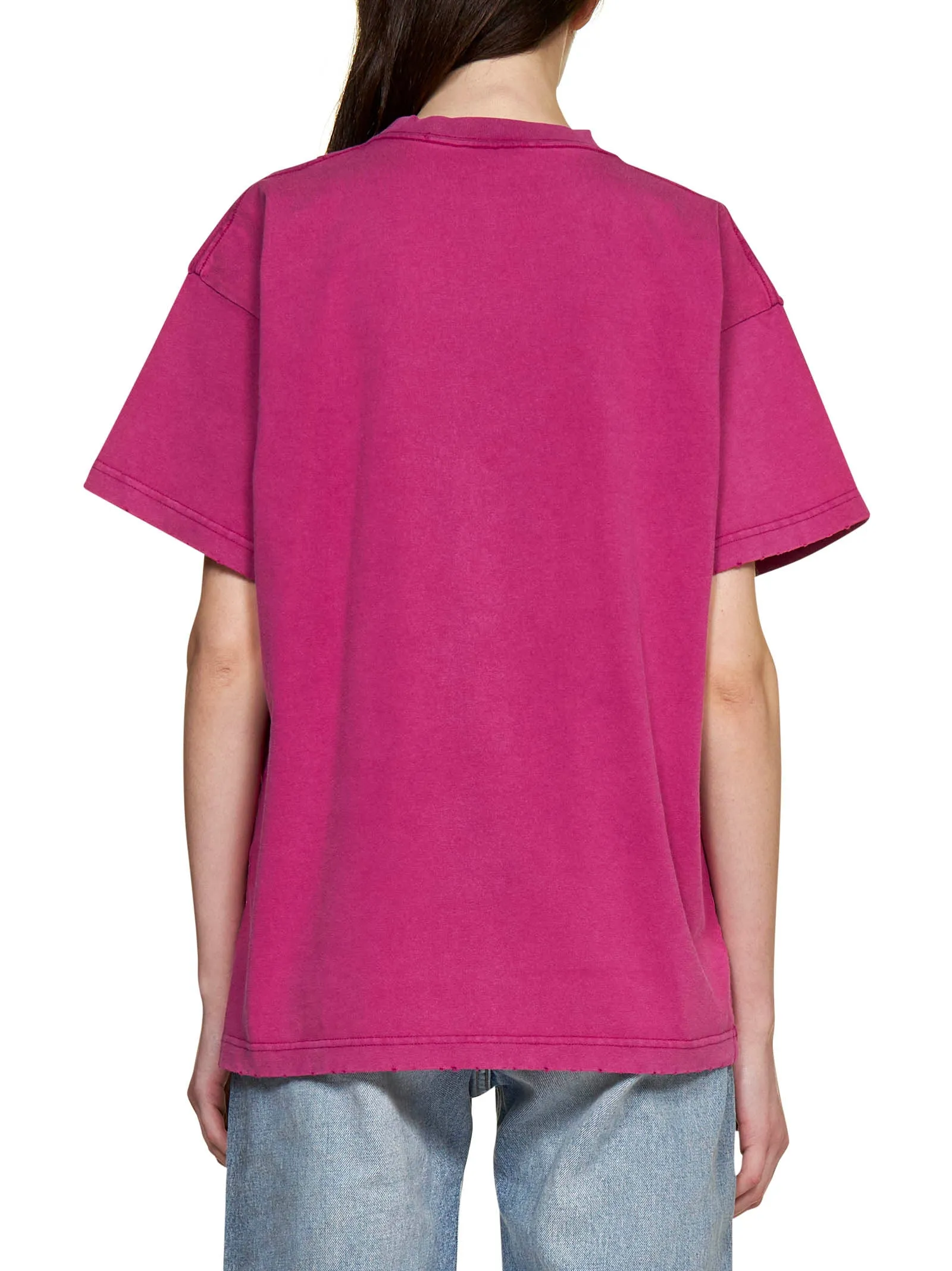 Balenciaga Logo Printed Medium Fit T-Shirt