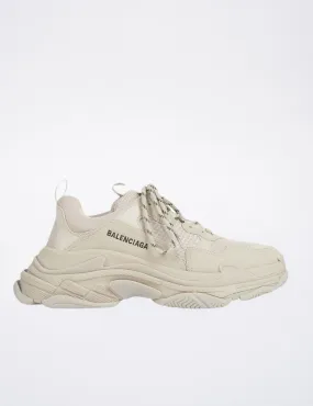 Balenciaga Men's Triple S Sneaker Beige