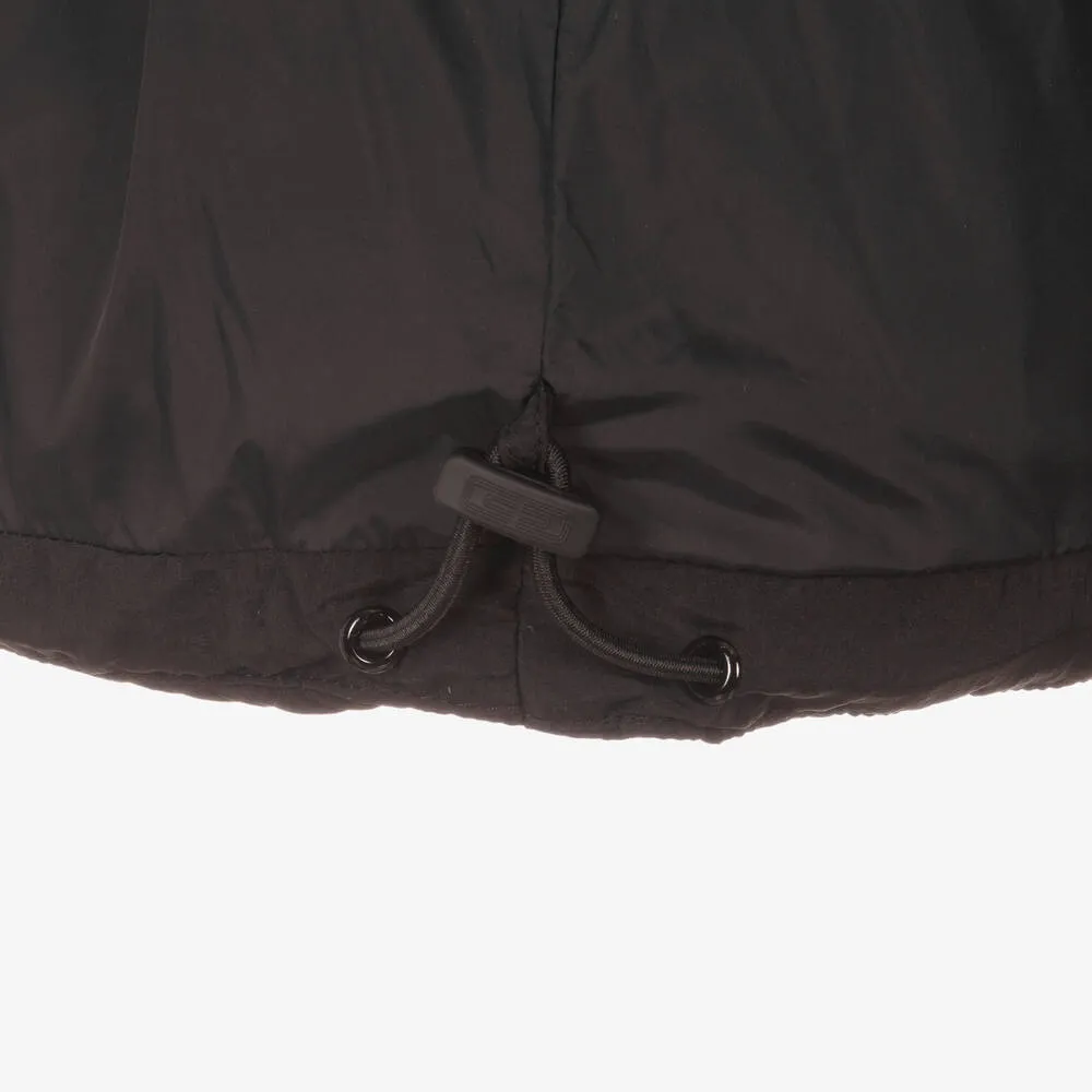 Black Hooded Puffer Coat