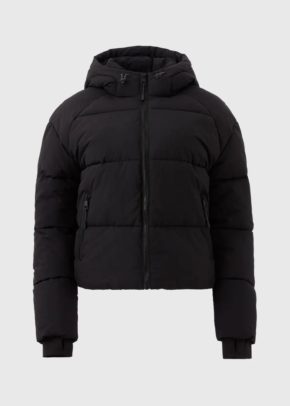 Black Padded Short Coat