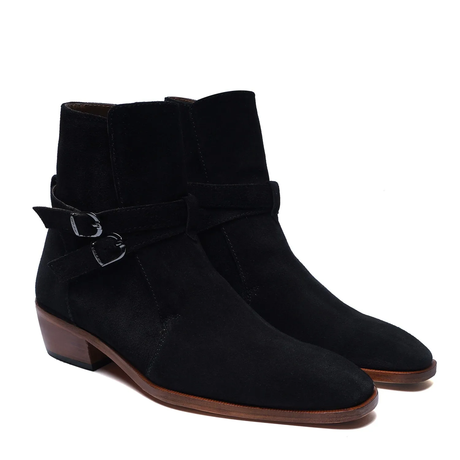 Black Suede Jodhpuri Boot