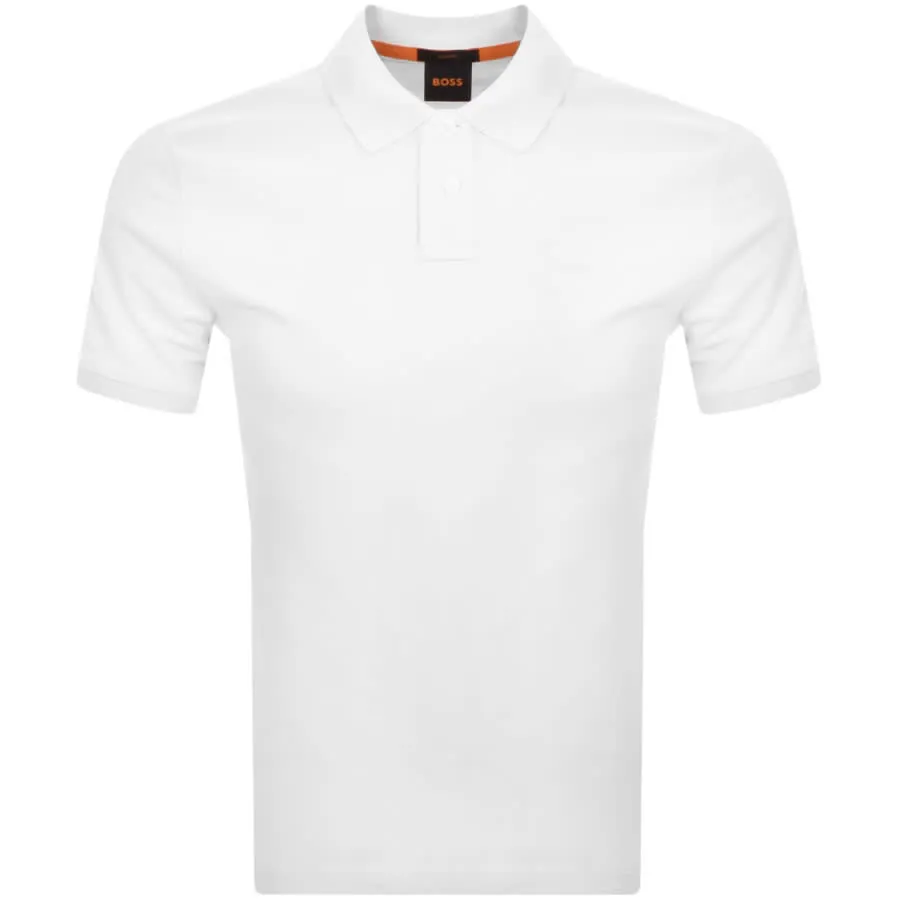 BOSS Passenger Polo T Shirt White