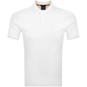 BOSS Passenger Polo T Shirt White