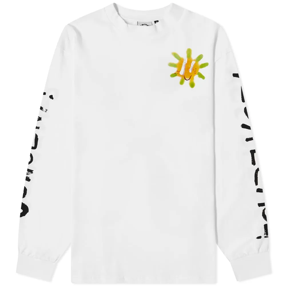 Carne Bollente Long Sleeve Consent All The Way T-ShirtWhite