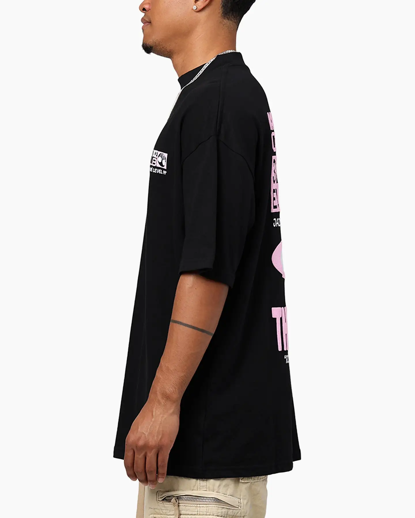 Carre Level 99 Mock T-Shirt Black