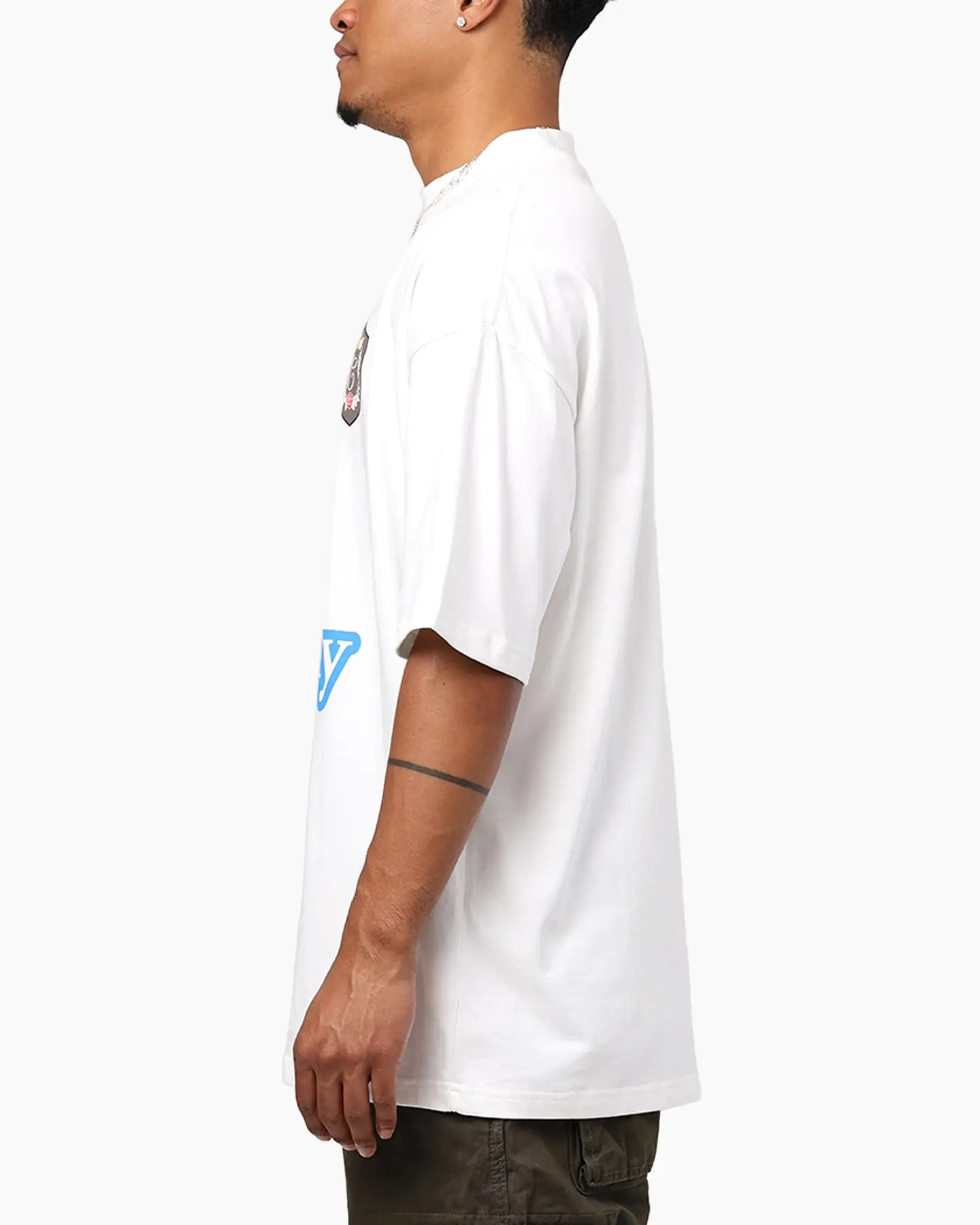 Carre Rosebowl Academy Mock T-Shirt Off White