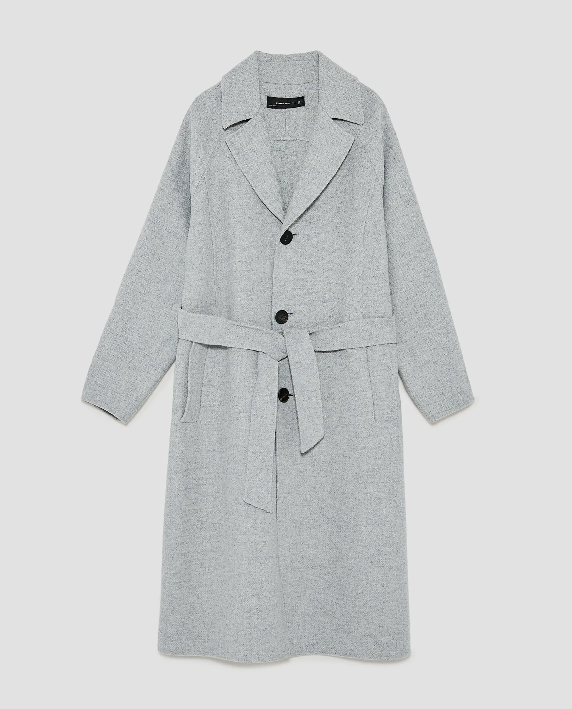 Coat with belt