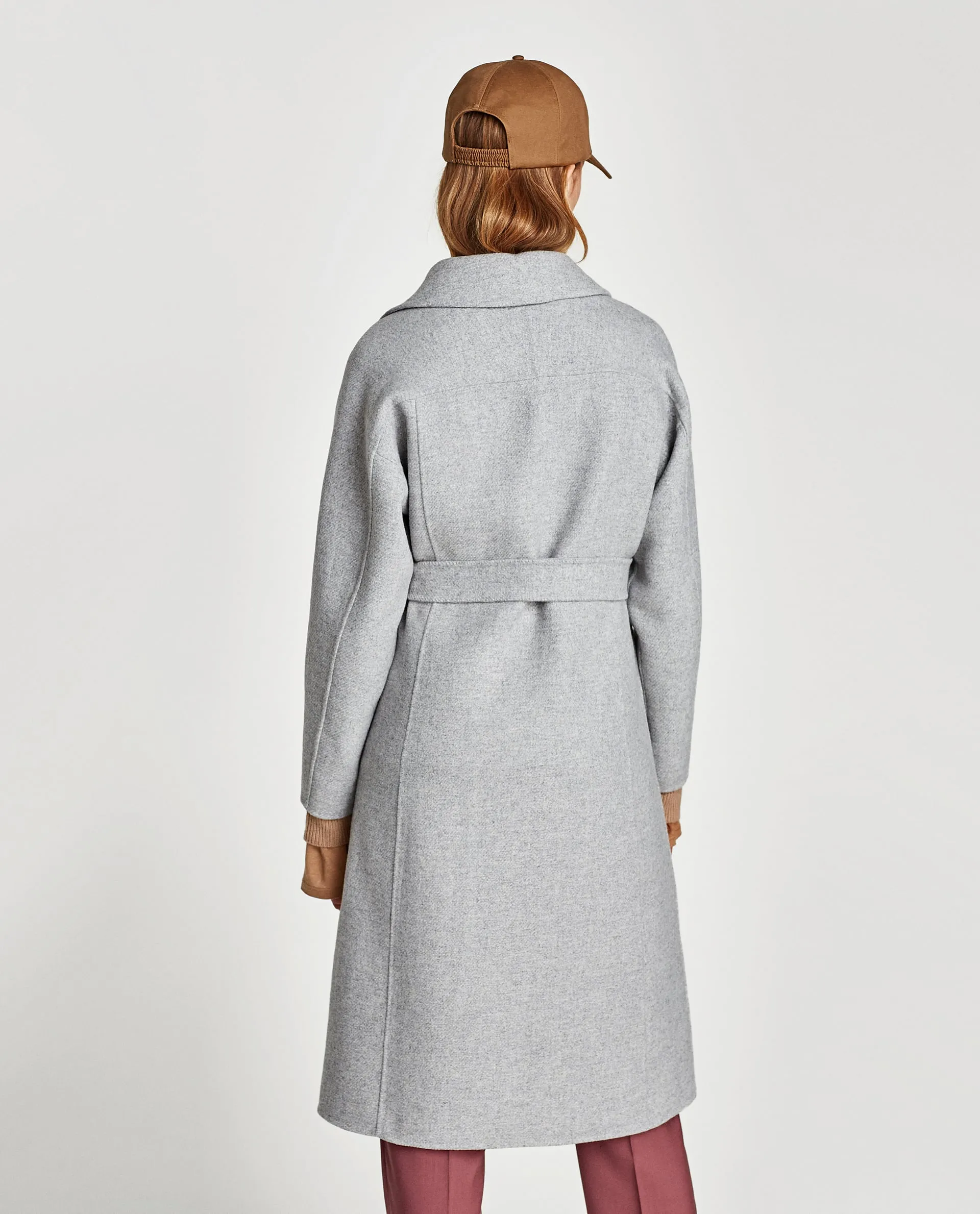 Coat with belt