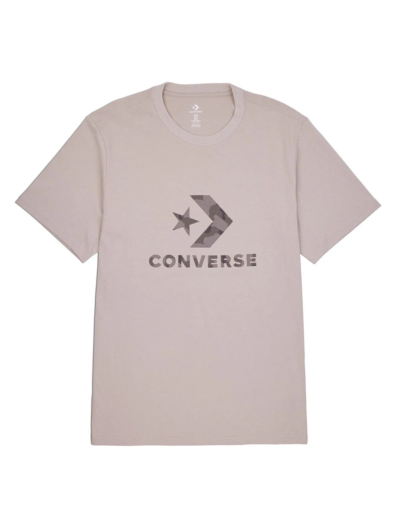 Converse Mens Star Chevron Filled Tee - Beige