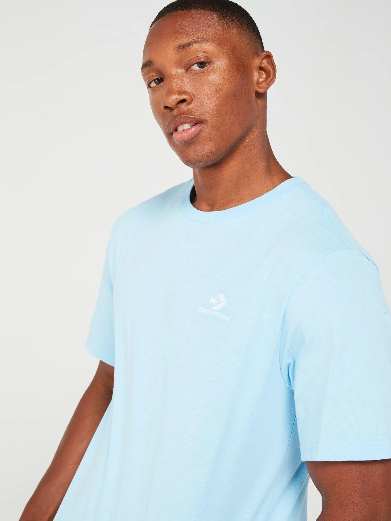 Converse Mens Star Chevron T-shirt - Blue