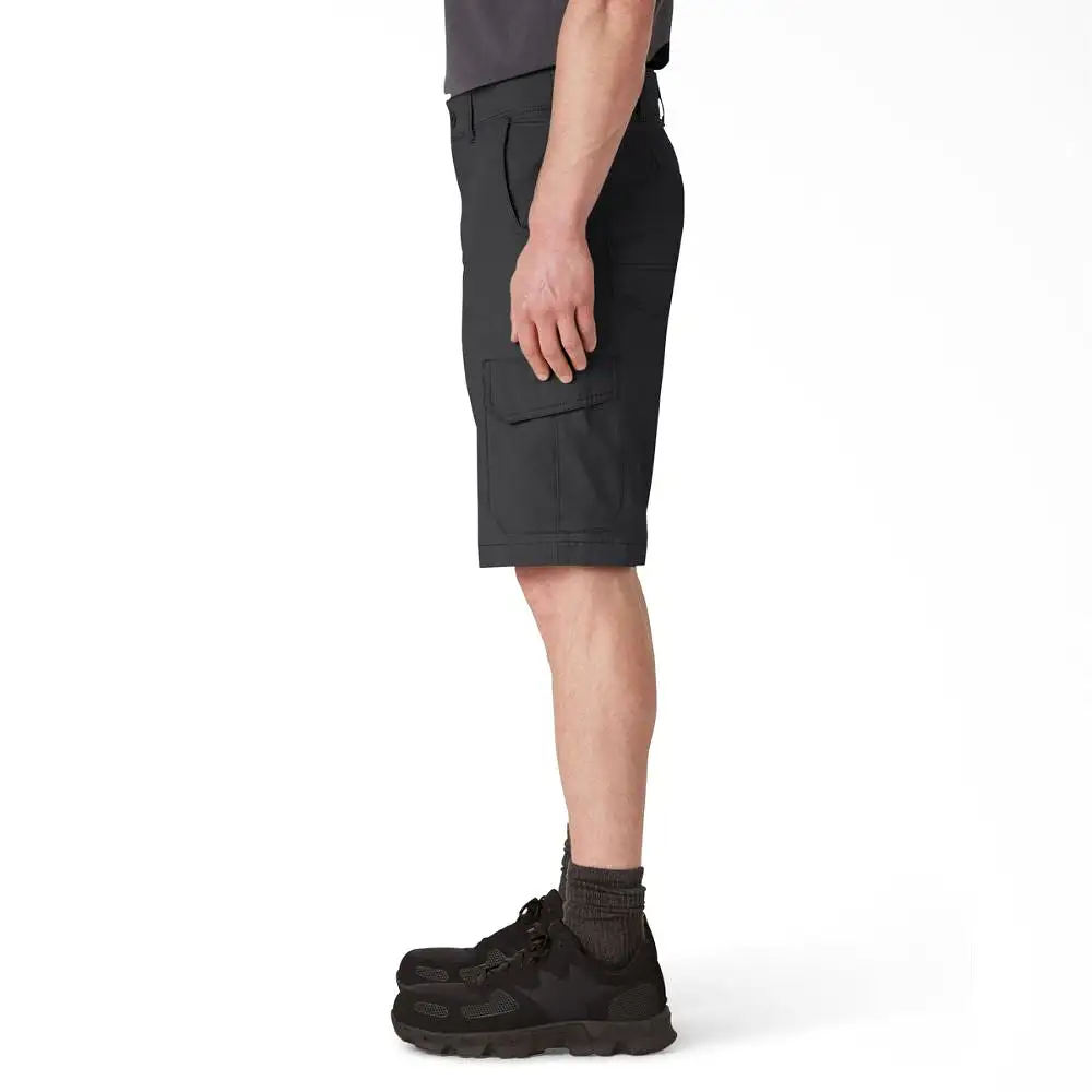 Dickies Men's 11 FLEX Cooling Performance Work Cargo Shorts SR607 - Black