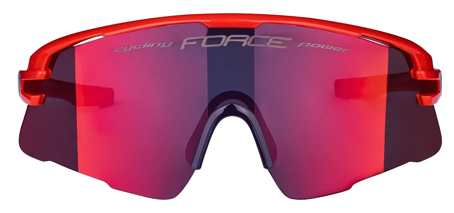 glasses FORCE Ambient - Red/Grey/Red