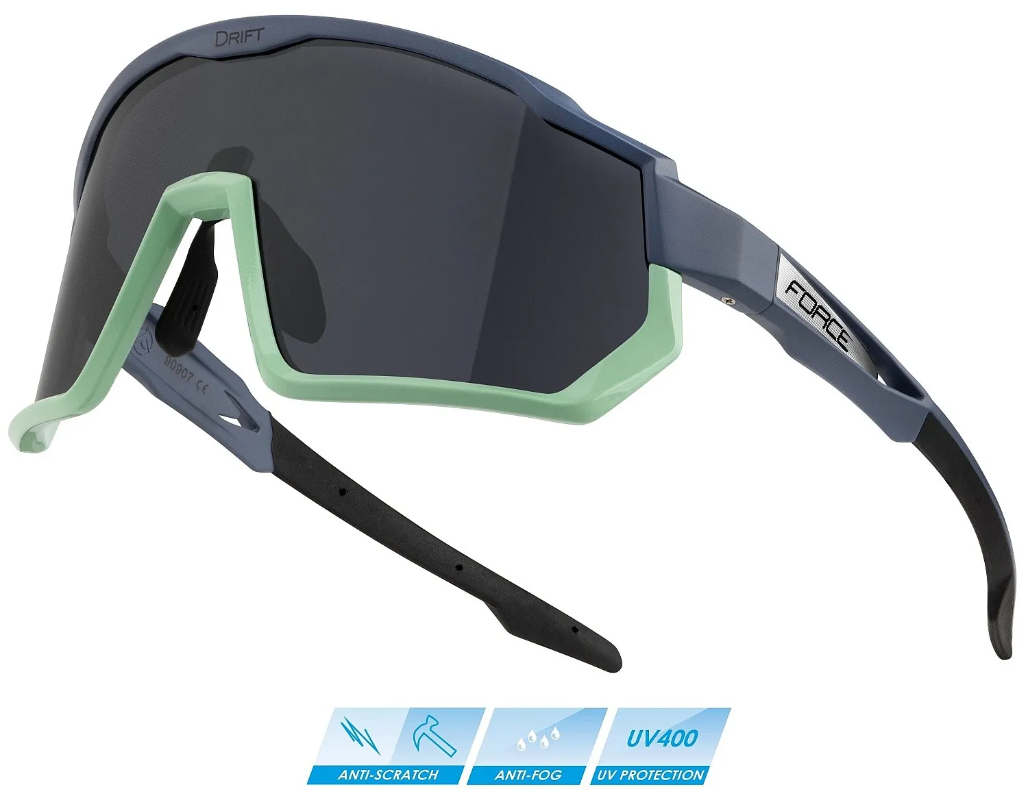 glasses FORCE Drift - Stormy Blue/Mint/Black