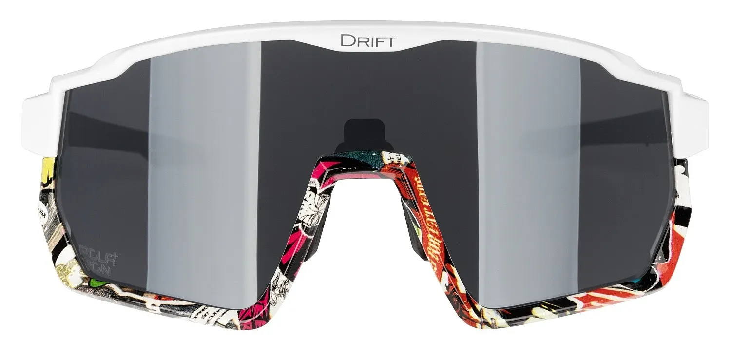 glasses FORCE Drift - White Vivid/Grey Polarized