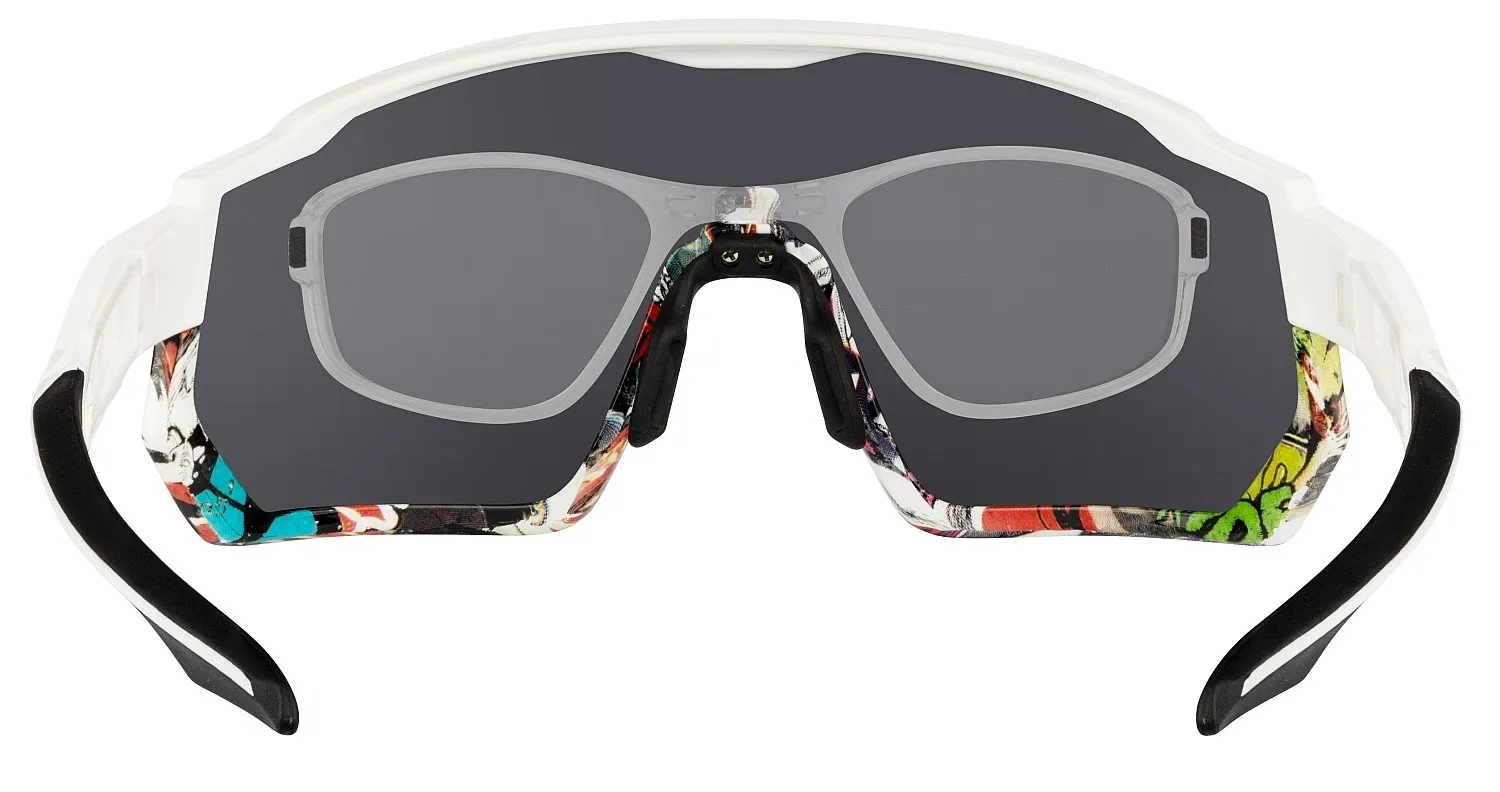 glasses FORCE Drift - White Vivid/Grey Polarized