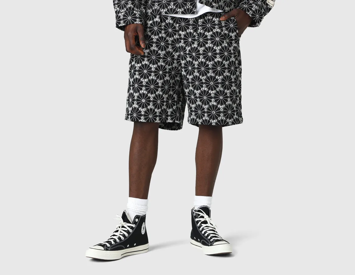 Honor The Gift Legacy Eyelet Shorts / Black