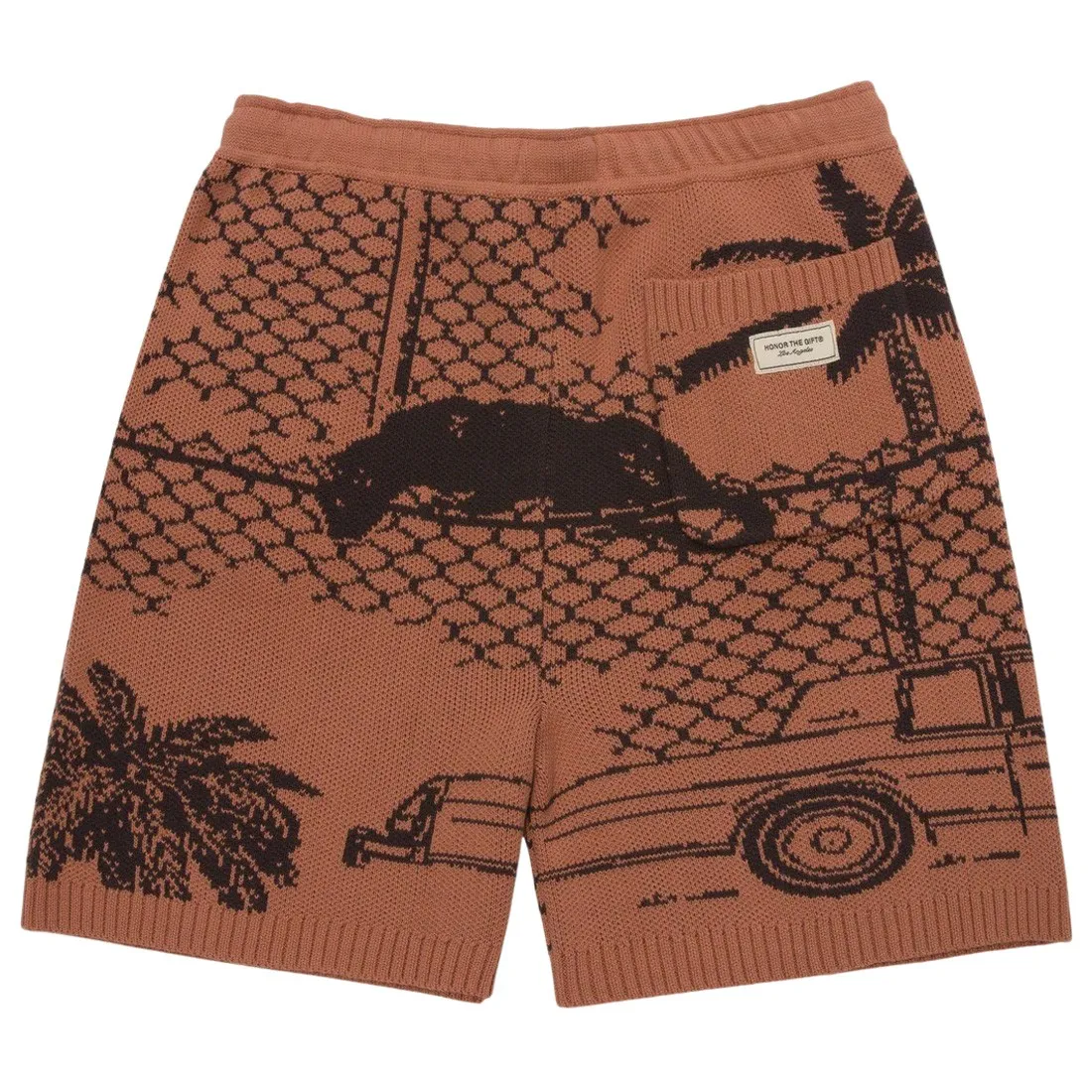 Honor The Gift Men Jungle Shorts (pink / peach)