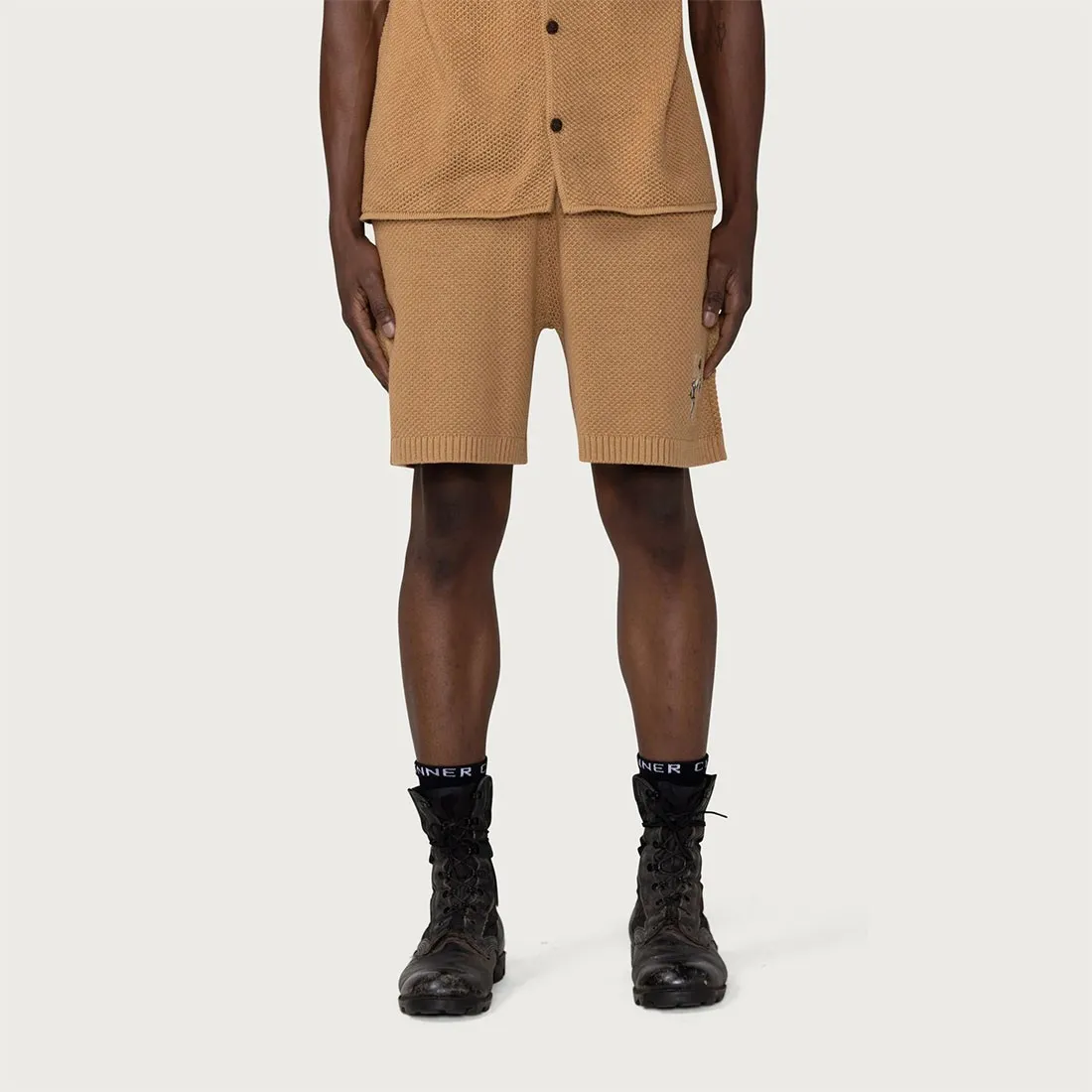 Honor The Gift Men Knit H Shorts (caramel)