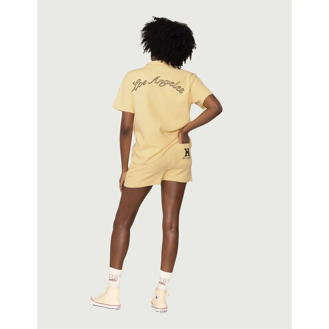 Honor The Gift Women Jungle Shorts (yellow / blonde)