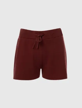 HONOR THE GIFT WOMEN'S JACQUARD SHORTS   BRICK