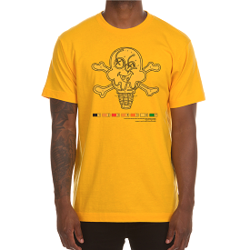 Ice Cream Color Time SS Tee (Saffron)