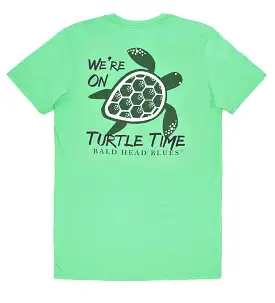 Island Tee - Short Sleeve Turtle Time - Clover Green