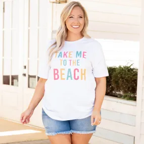 It's Beach Time Tee, White