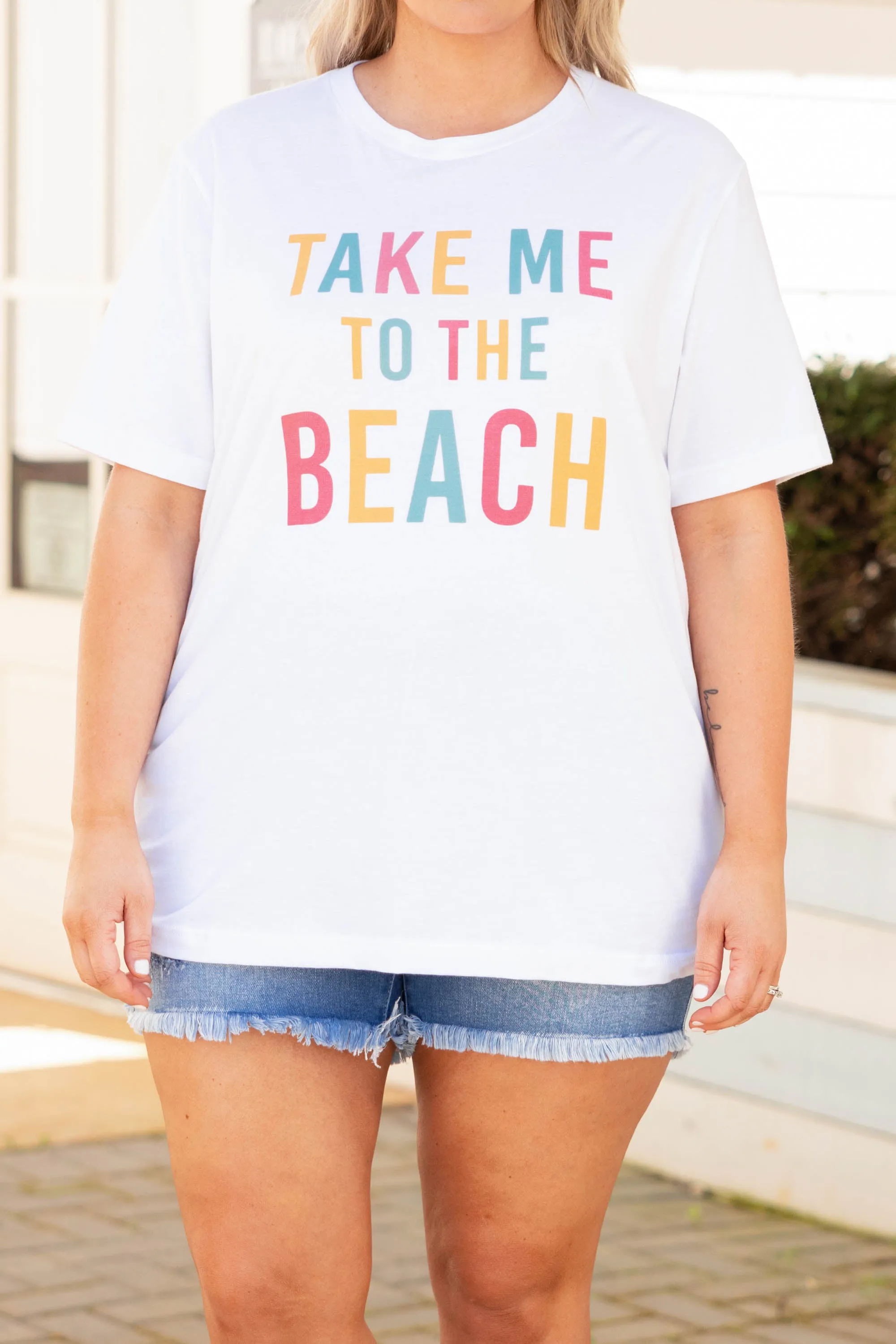 It's Beach Time Tee, White