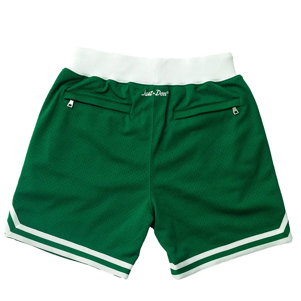 Just Don X Mitchell & Ness Boston Celtics Basketball Short - 7inch Inseam