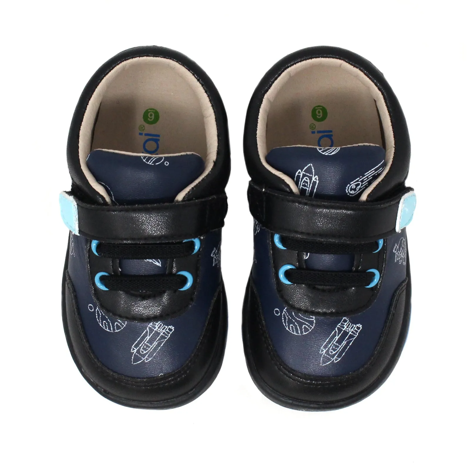 Kimi + Kai Boys Sneaker Shoes - Colton Spaceship (First Walker & Toddler)