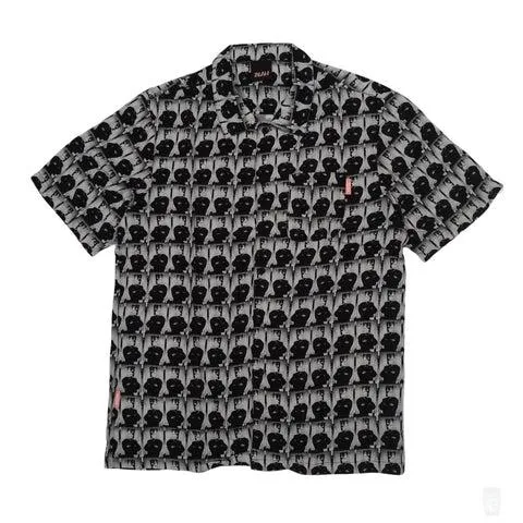 Lee Scott 'All Over Cross Face' Short Sleeve Shirt