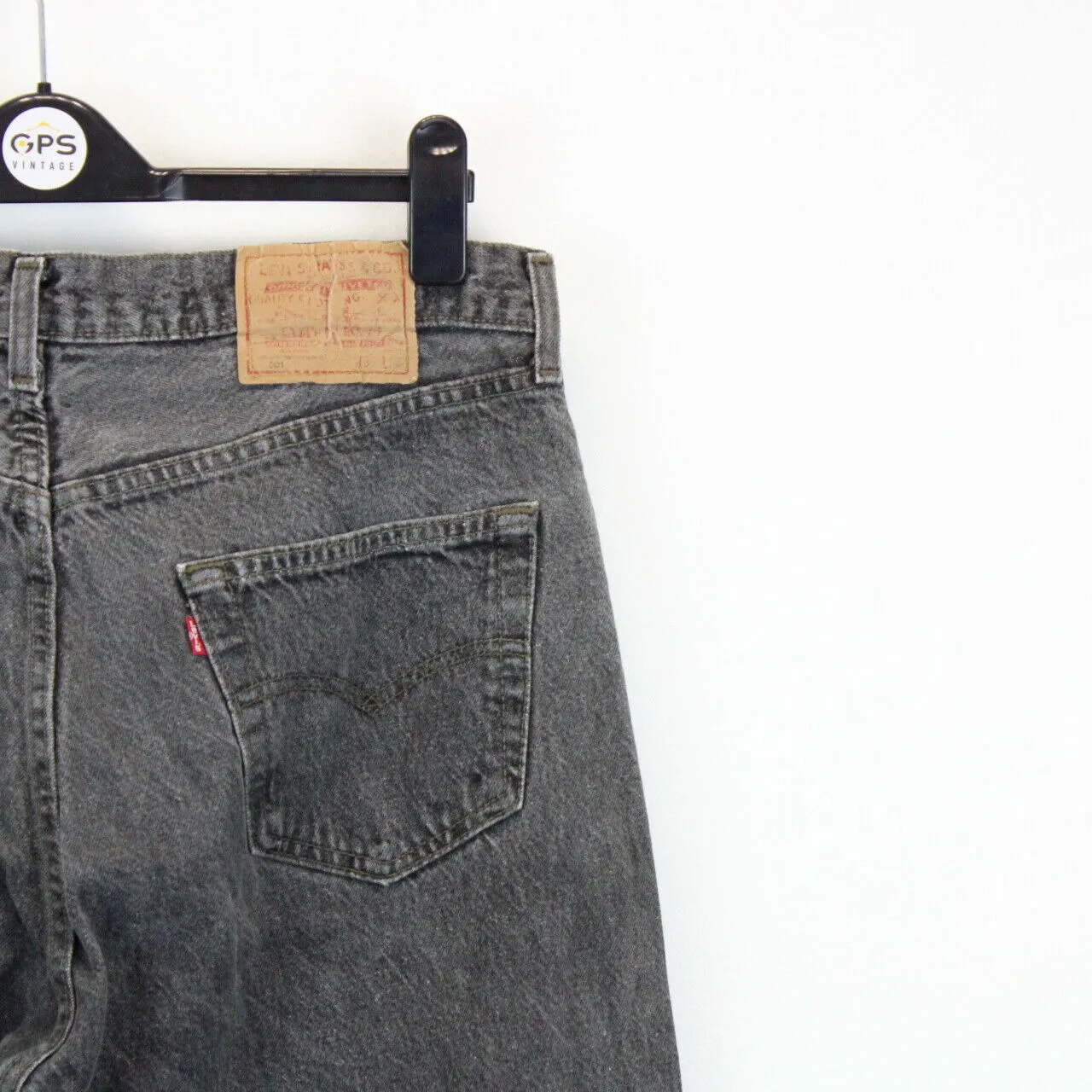 LEVIS 501 Jeans Grey Charcoal | W34 L28