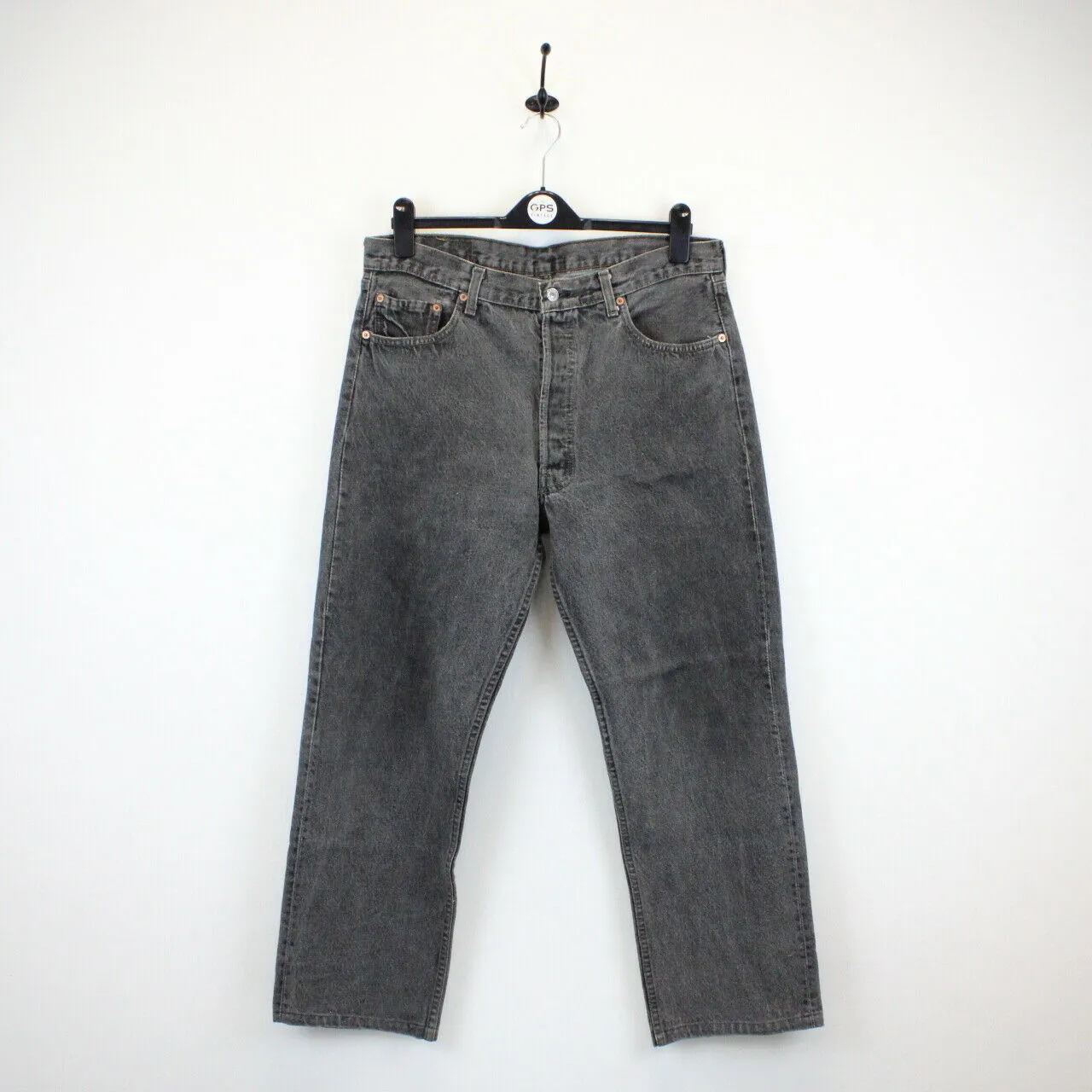 LEVIS 501 Jeans Grey Charcoal | W34 L28