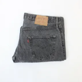 LEVIS 501 Jeans Grey Charcoal | W34 L28