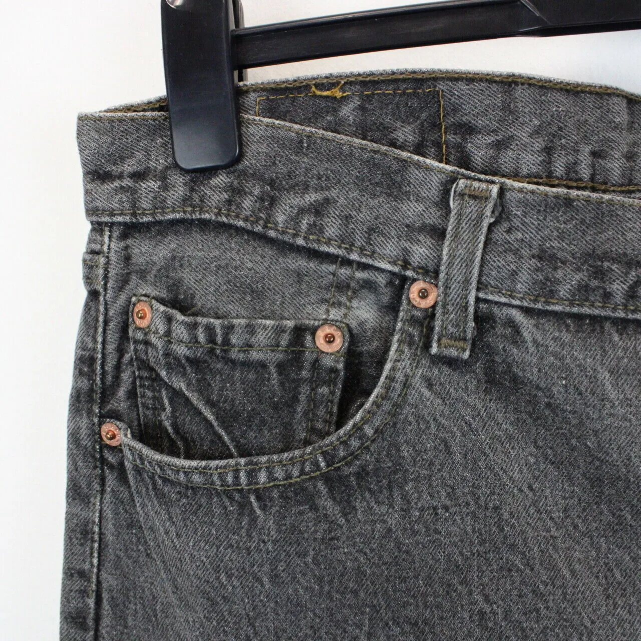 LEVIS 501 Jeans Grey Charcoal | W34 L28