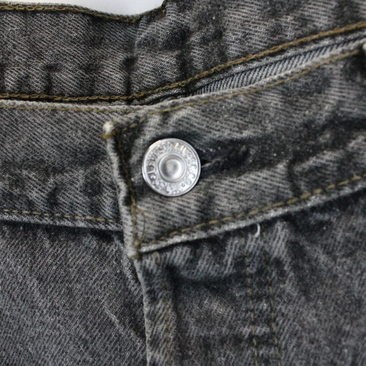 LEVIS 501 Jeans Grey Charcoal | W34 L28