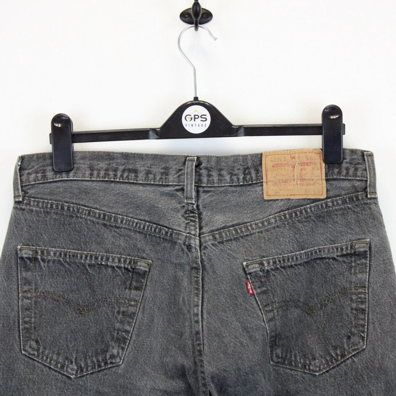 LEVIS 501 Jeans Grey Charcoal | W34 L28