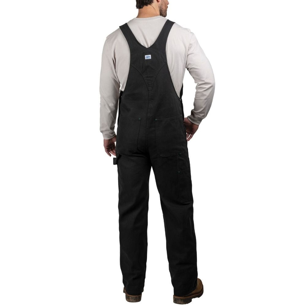 Liberty Men's Duck Bib Work Overall YB790 - Black