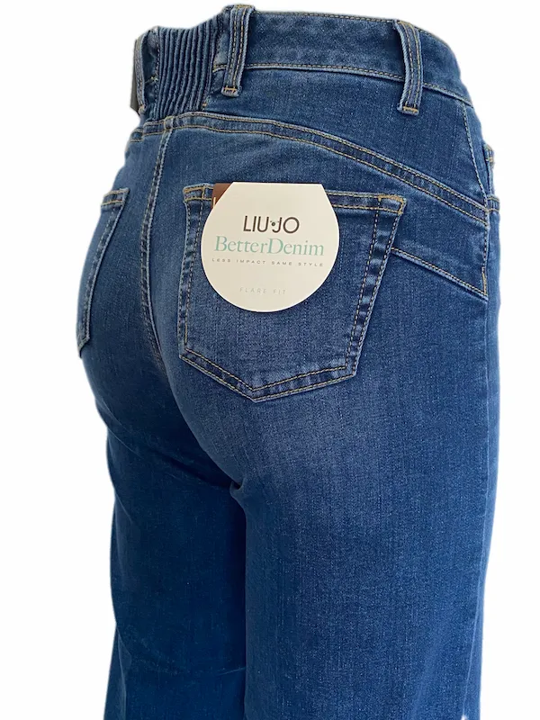 Liujo Jeans – uf2065 ds015 – bottom up Cropped